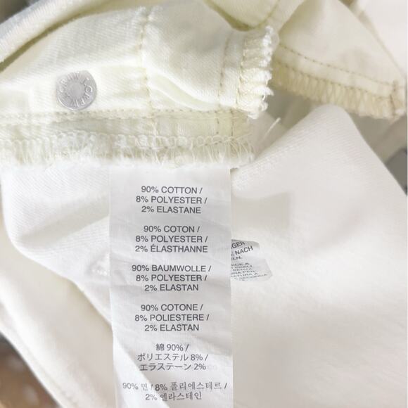 J. Crew Lookout High Rise Toothpick Jean in White - Picture 9 of 9